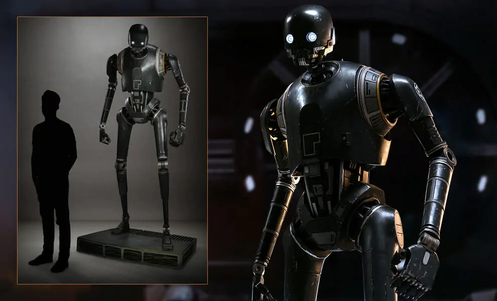 Confira o projeto em escala real do robô K-2SO de Star Wars para colecionador