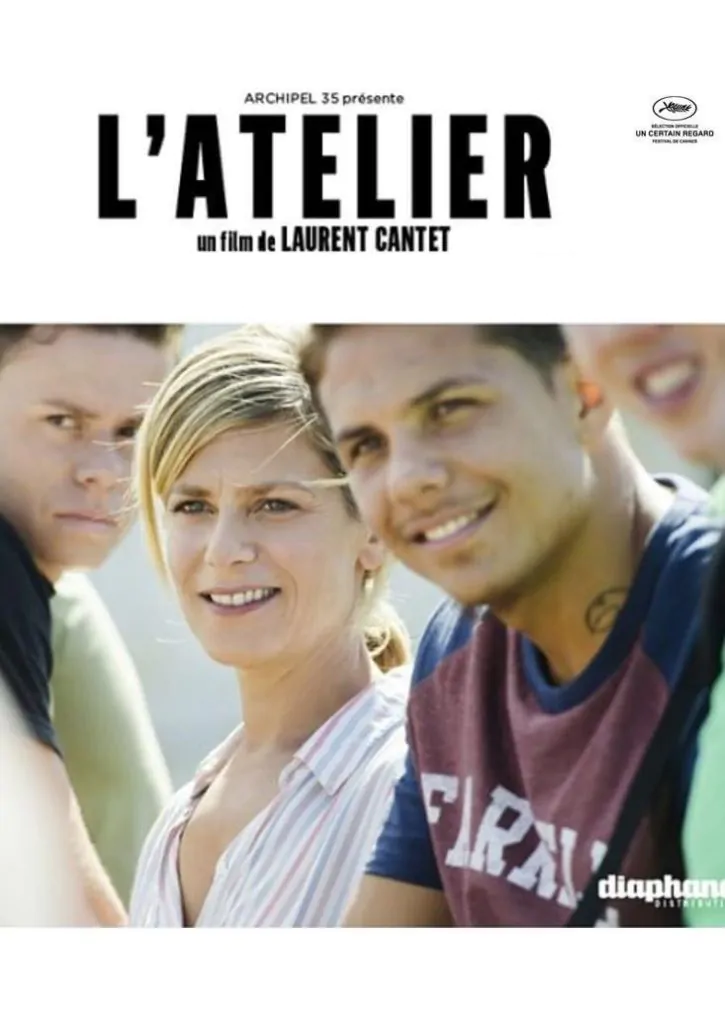 Poster for the movie "L'atelier"