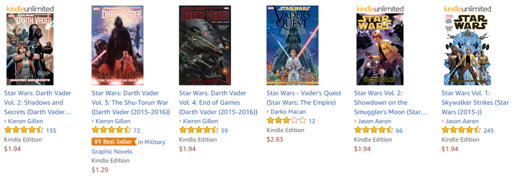 Kindle Star Wars: Darth Vader