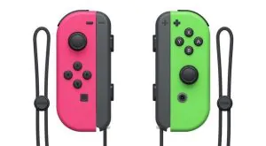 Joy-Cons Neon Pink e Neon Green