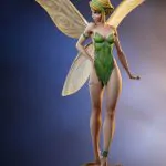 j scott campbell fairytale fantasies tinkerbell statue sideshow 200505 23