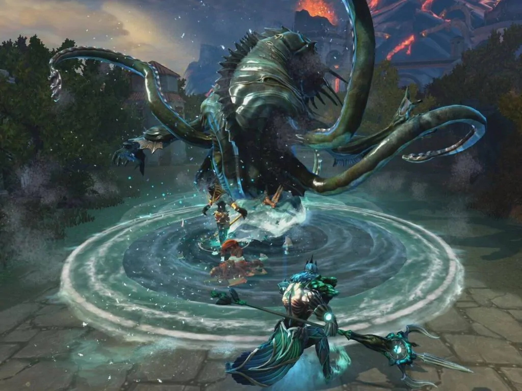 Confira os jogos gratuito da Xbox Live Gold de junho 1 SMITE, jogo esse do gênero Moba.