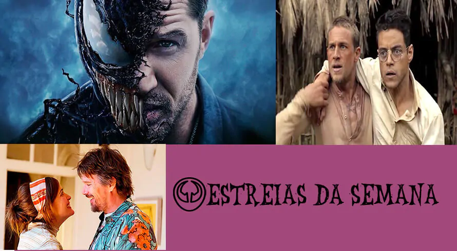 Estreias da Semana | Venom e o remake de Papillon são destaques nos cinemas