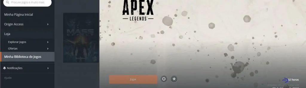 apex legends horas jogadas ea