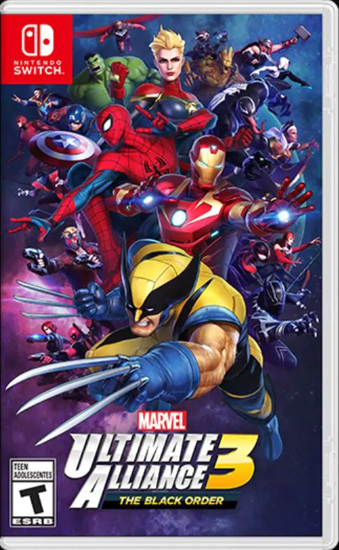 Capa Marvel Ultimate Alliance 3 - Nintendo Switch