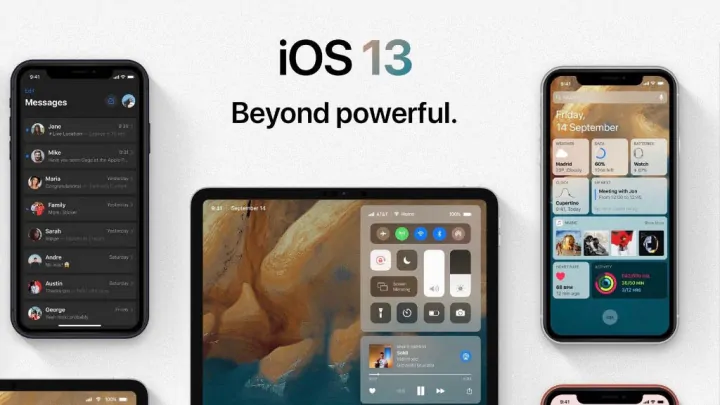 iOS 13 Apple iPad
