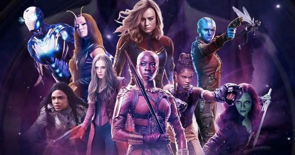 Avengers Endgame Female Superheroes Scene