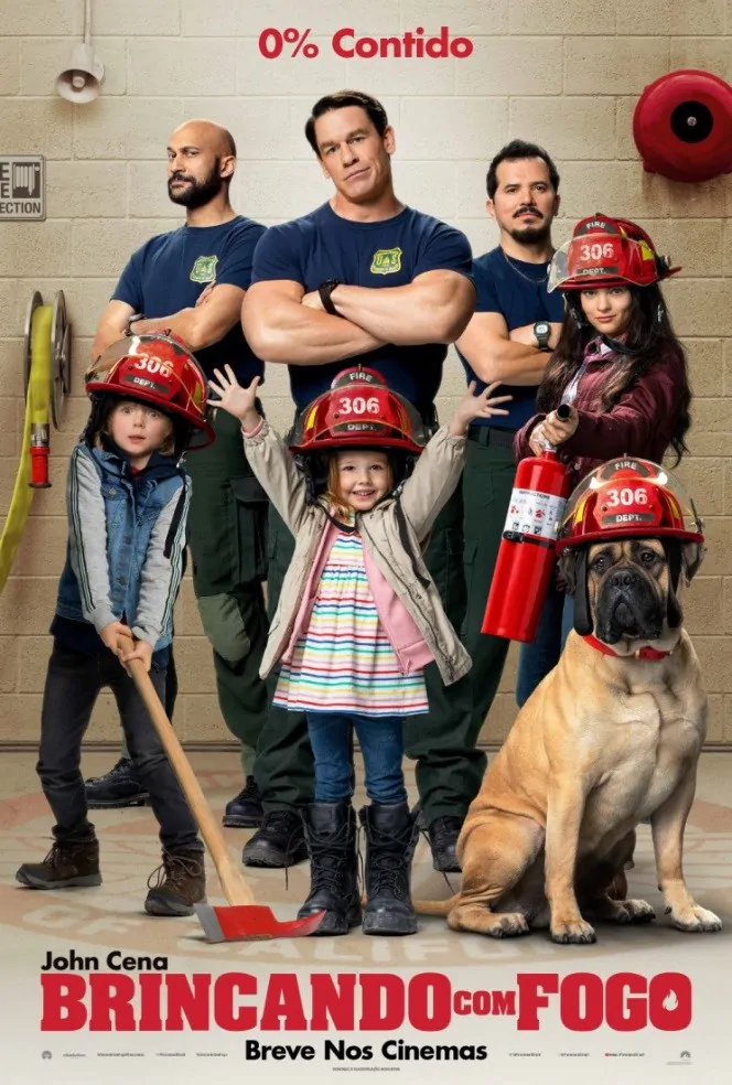 'Brincando com Fogo', traz John Cena como babá de três crianças 1 Pôster Brincando com Fogo