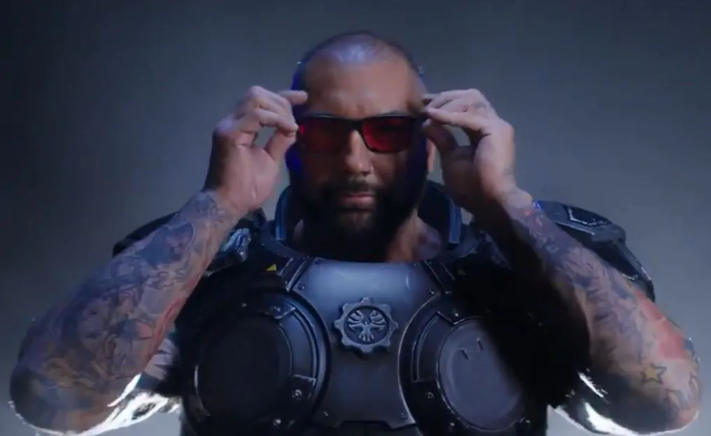 Dave Bautista aparece como personagem jogável em Gears 5