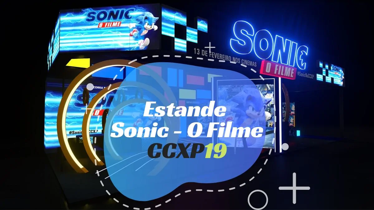 CCXP19: Paramount levará estande conceito de "Sonic - O Filme"