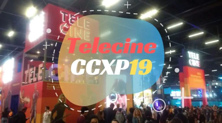 Estande do Telecine com diversas atrações na CCXP19