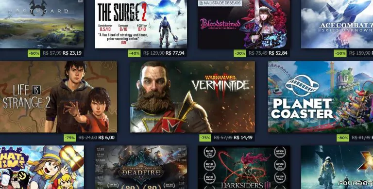 Começou a promoção “Winter Sale 2019” nas principais lojas de games