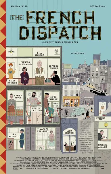 the french dispatch cast illustration 386x600 1