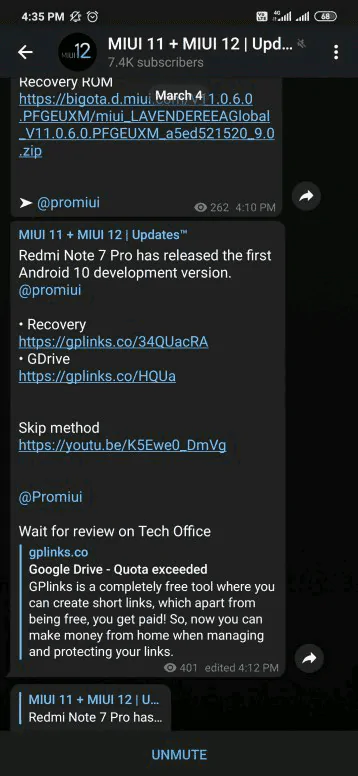 Xiaomi Redmi Note 7 Pro começou a receber atualização beta do Android 10 2 Mi Community1583327793710
