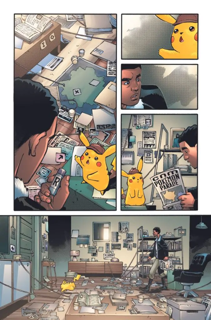 Pokémon Detetive Pikachu Disponível em Graphic Novel 2 POKEMON Detective Pikachu Preview Art 1