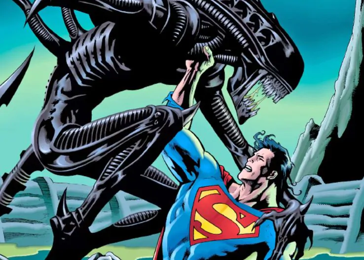 Superman vs. Aliens: o crossover cósmico mais sangrento da DC em detalhes 1 Superman vs Aliens