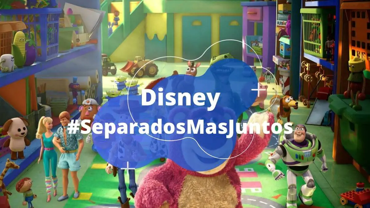 Disney lança campanha #SeparadosMasJuntos contra o coronavírus