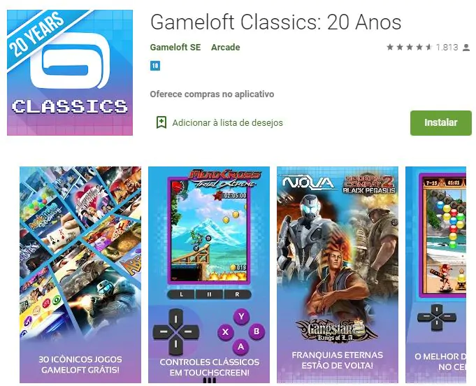 gameloft classics 20 anos lancamento