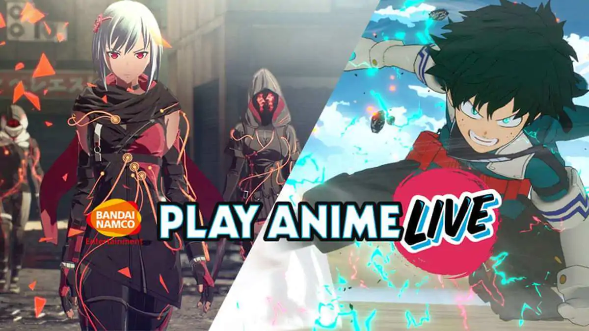 'Bandai Namco' anuncia 'Play Anime Live' para o dia 22 de julho