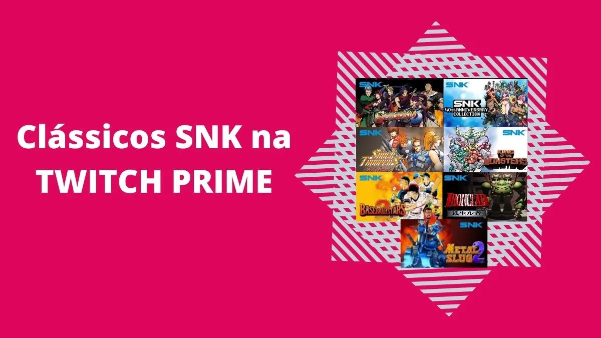 Sete clássicos da SNK estão gratuitos pela Twitch Prime