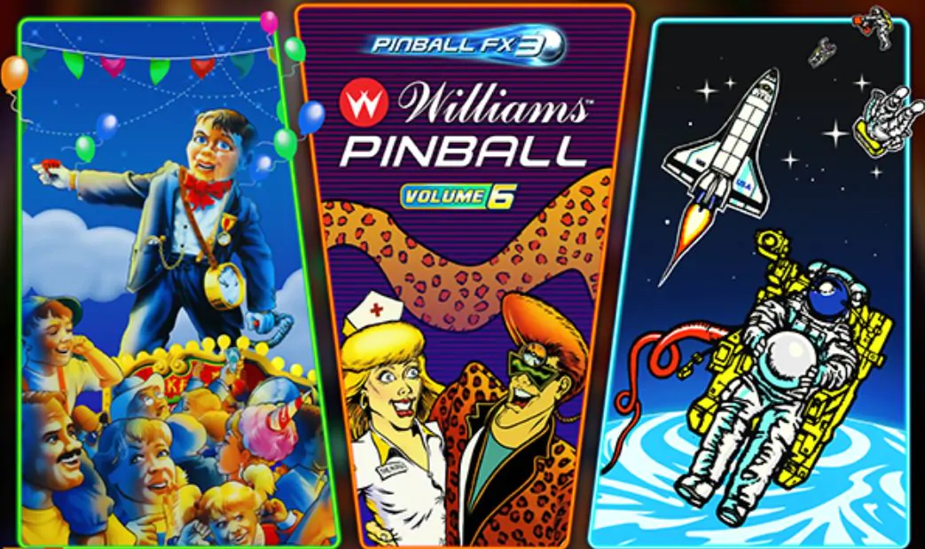 DLC Williams Pinball: Volume 6 é anunciado para Pinball FX3; Confira o trailer