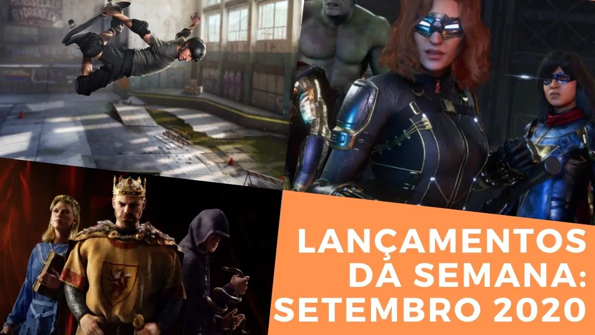 Marvel's Avengers, Tony Hawk's e Nba 2k21 estão nos lançamentos de jogos da semana