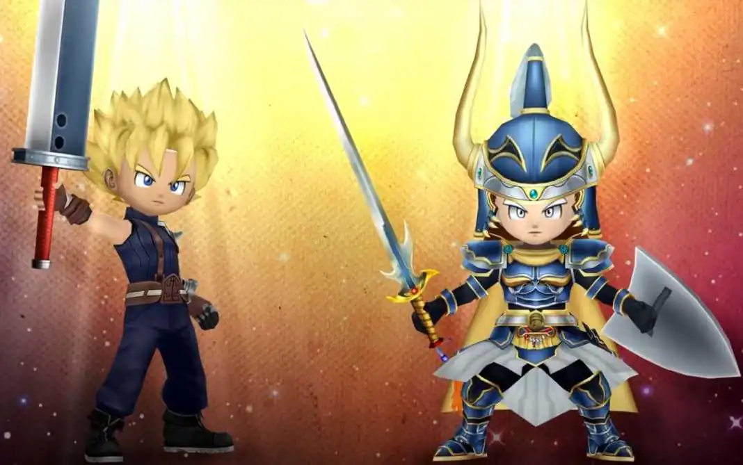 Confirmado crossover entre Dissidia Final Fantasy e Dragon Quest of The Stars