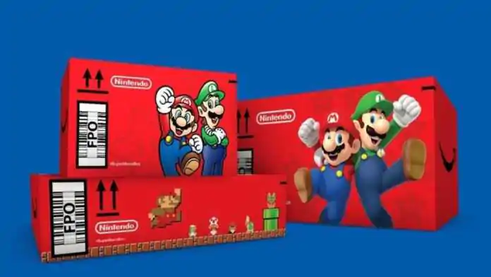 Amazon surpreende os compradores com embalagens Super Mario Bros.