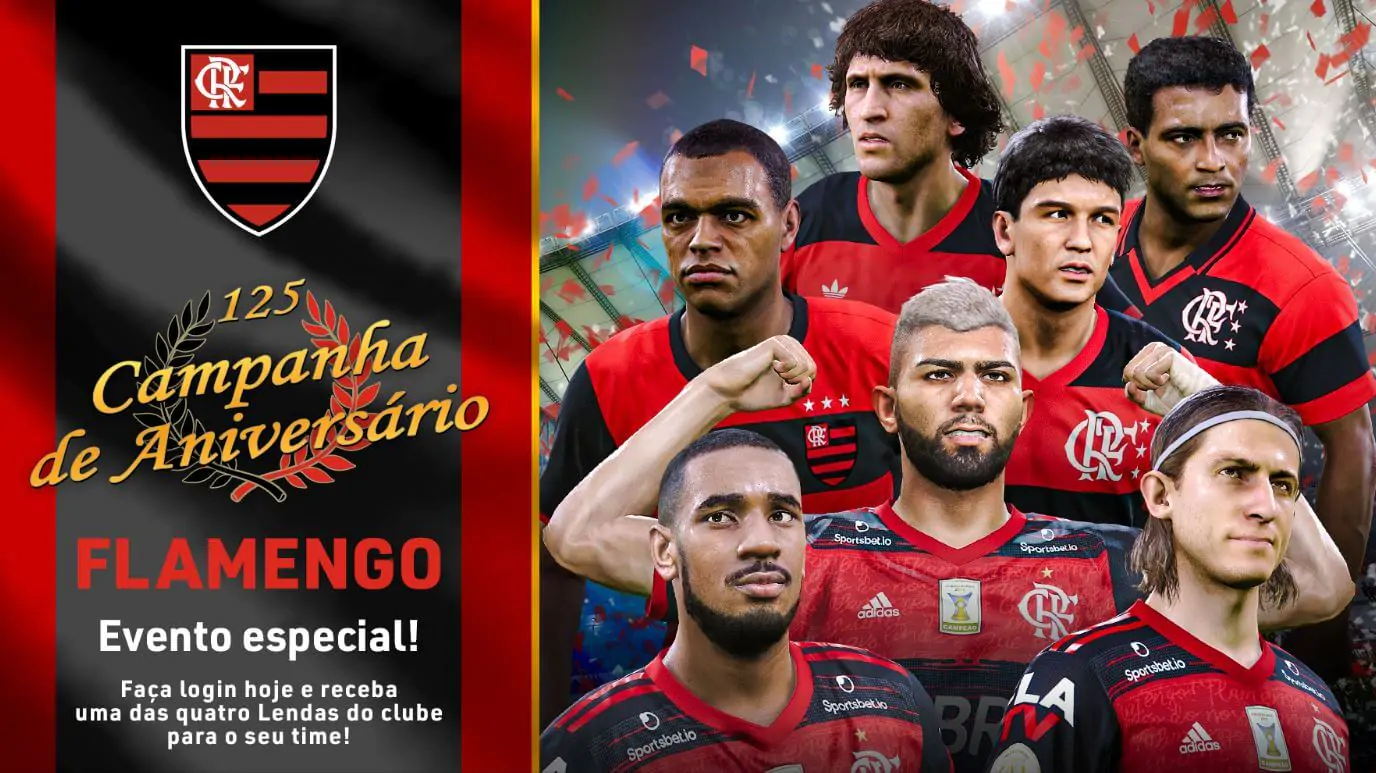 Konami inclui Denílson como jogador lendário do Flamengo e irrita torcedores
