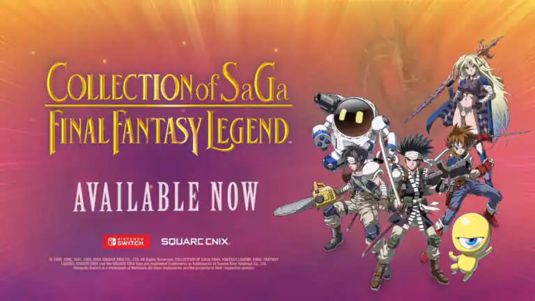 Nintendo Switch: A “Coleção SAGA de Final Fantasy Legend” Já Está Disponível