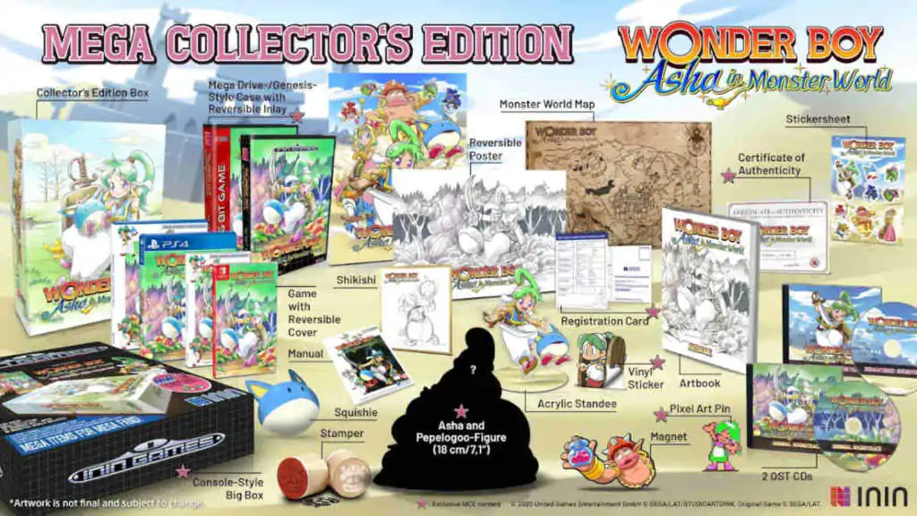 Wonder Boy Asha in Monster World Mega Collectors Edition