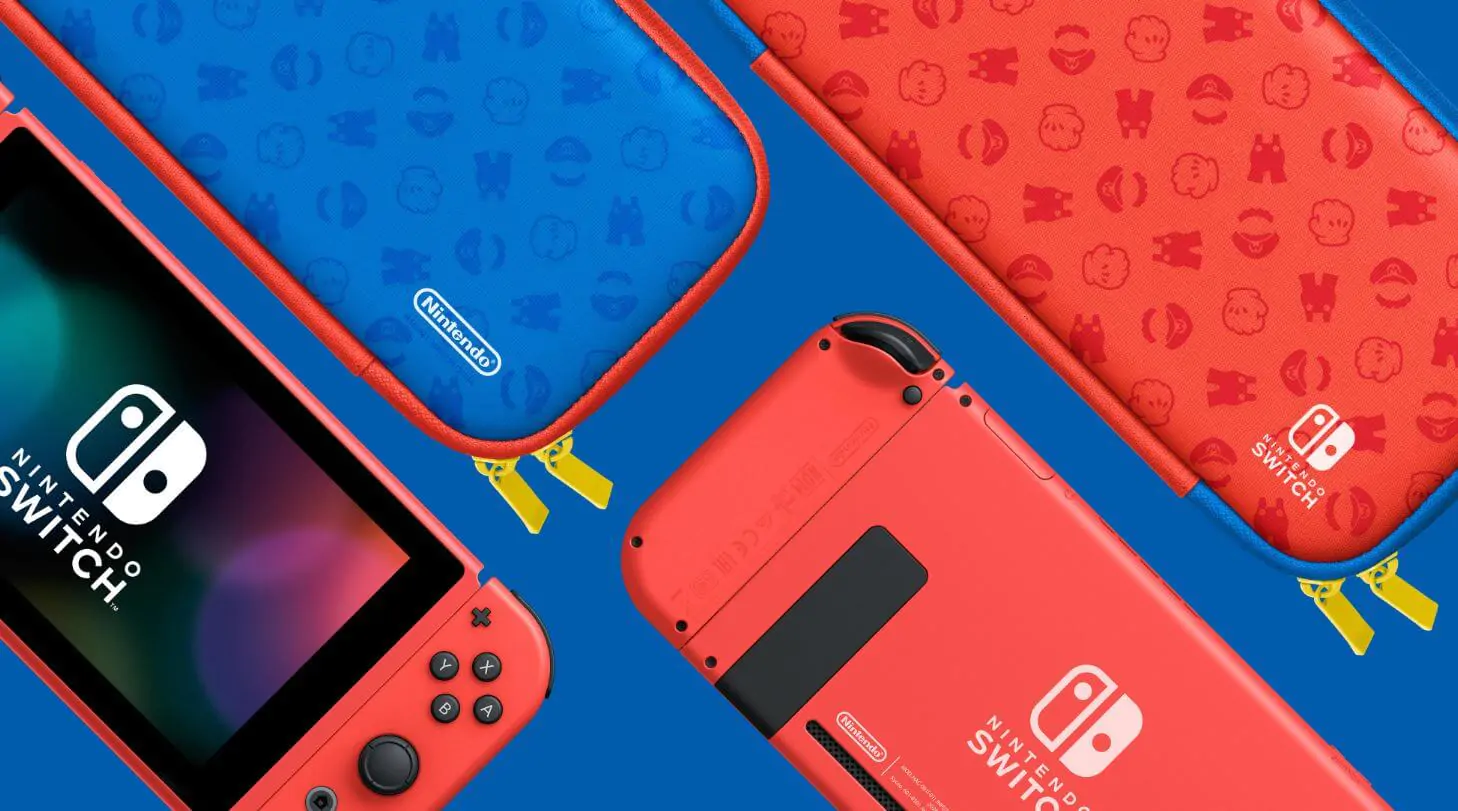 Nintendo anuncisa versão do Switch inspirada no visual do Mario