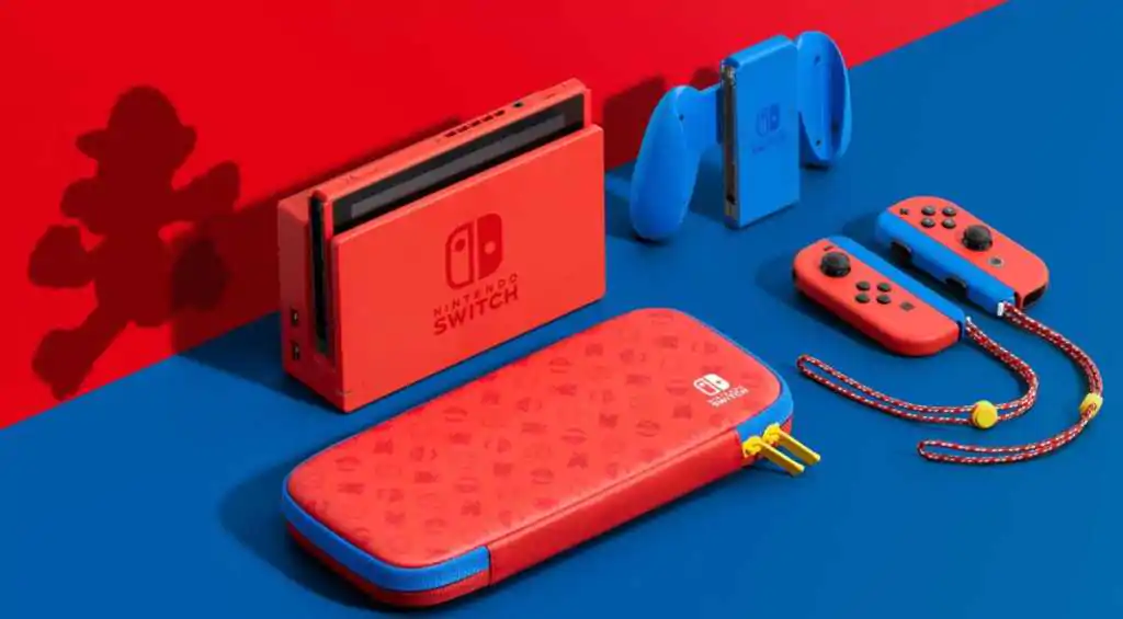 nintendo switch mario console