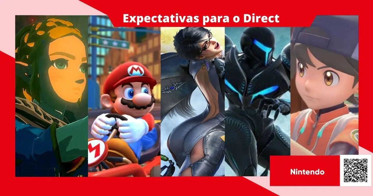 Possíveis novidades do Nintendo Direct