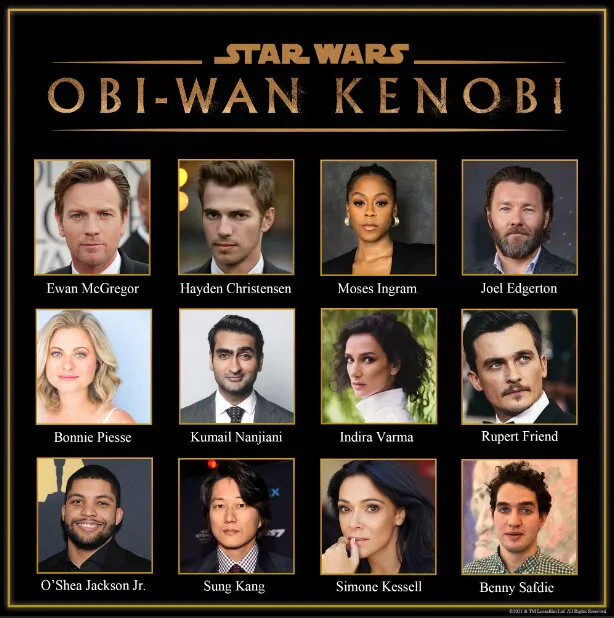 Obi-Wan Kenobi apresenta elenco