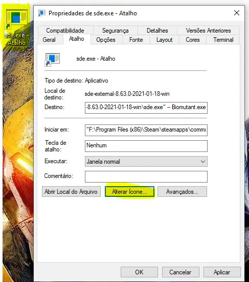 biomutant atalho icon intel sde