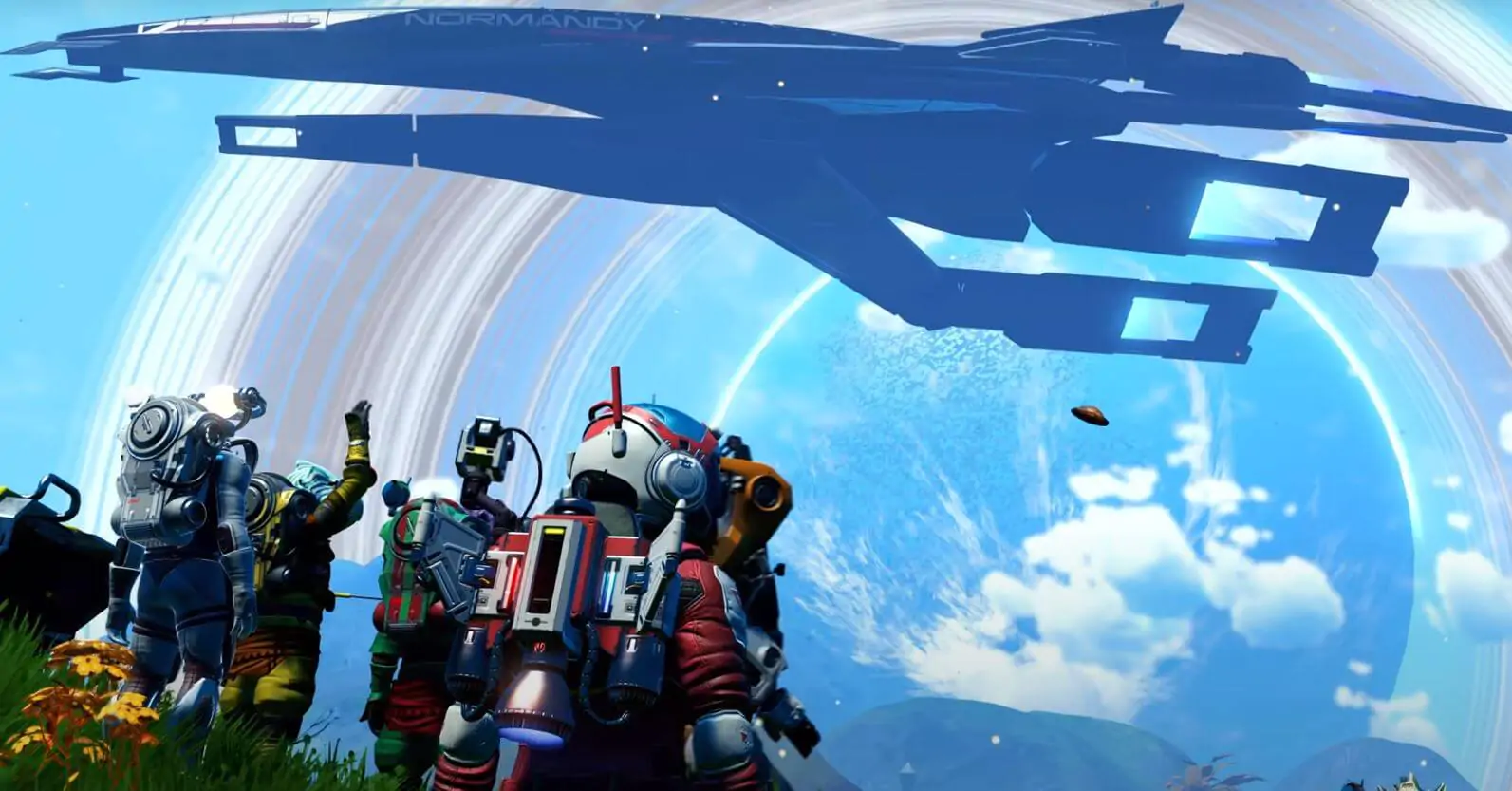 No Man's Sky adiciona Normandy de Mass Effect no jogo