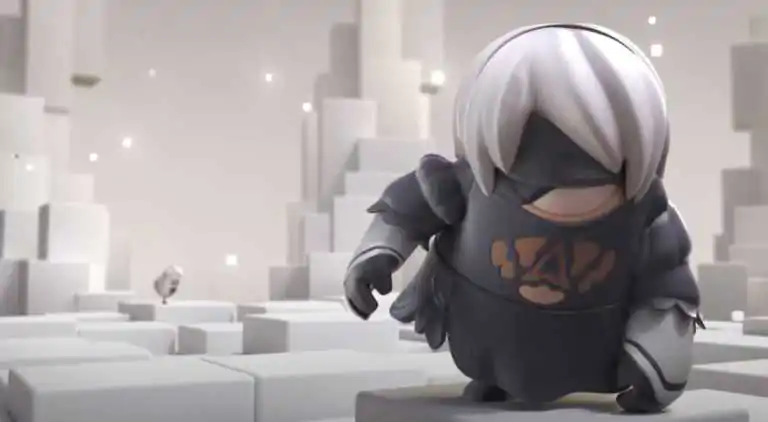 Skin da 2B de Nier Automata é revelada em Fall Guys Skin da 2B de Nier Automata é revelada em Fall Guys