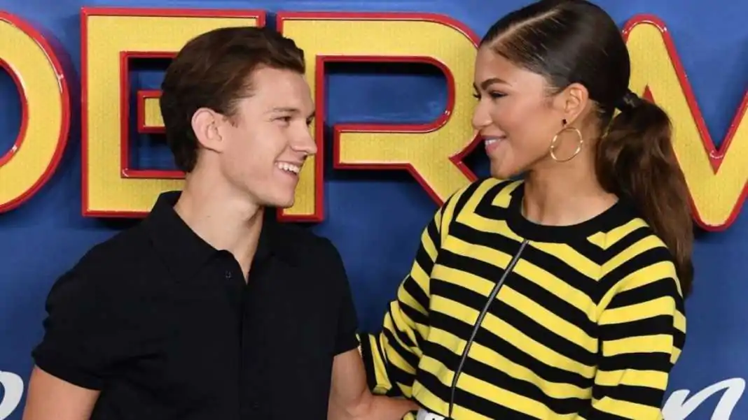 Tom Holland e Zendaya em um evento