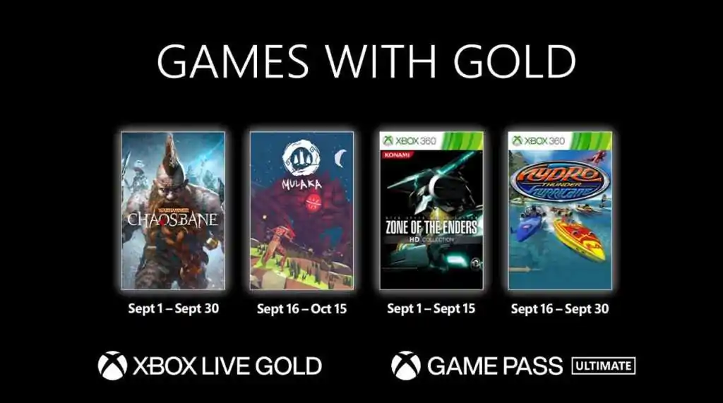 xbox with gold jogos setembro