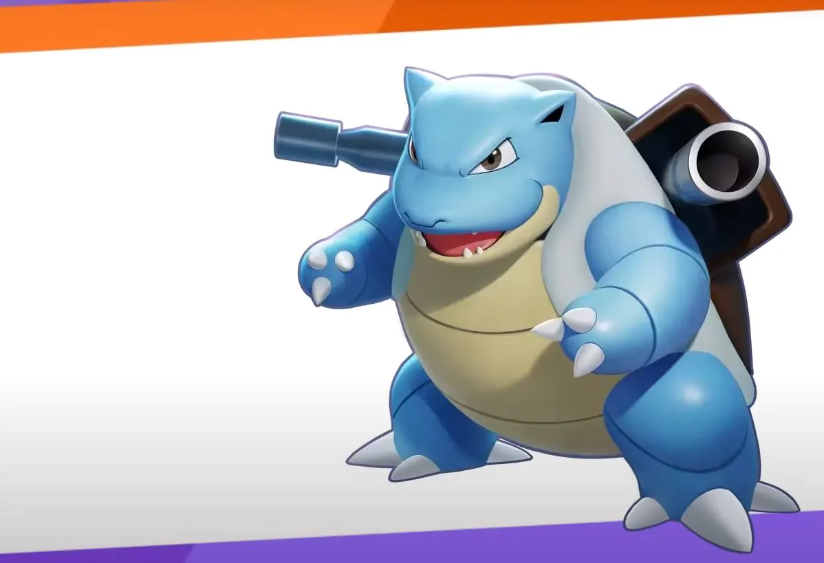 Blastoise disponível em Pokémon Unite