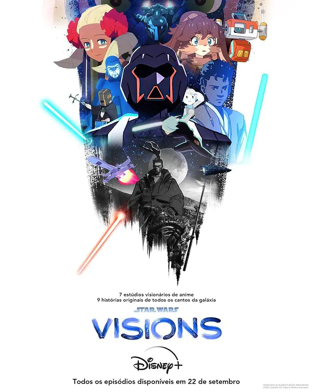 star wars vision serie anime poster disney plus