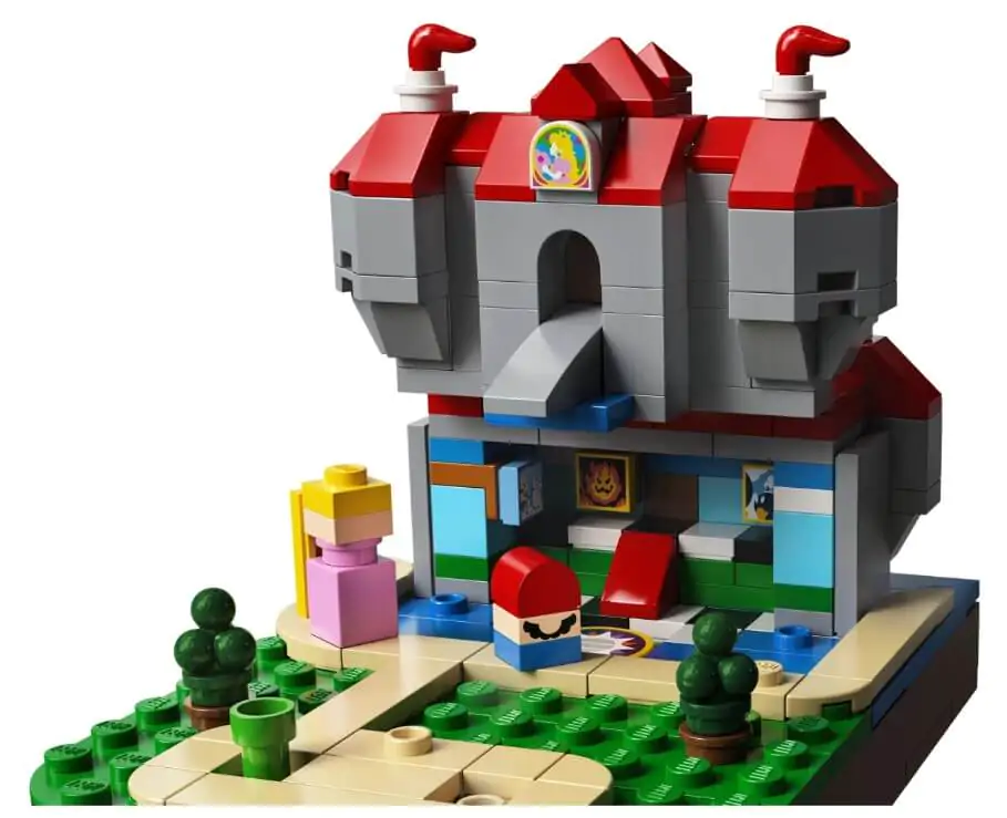 castelo peach lego mario64