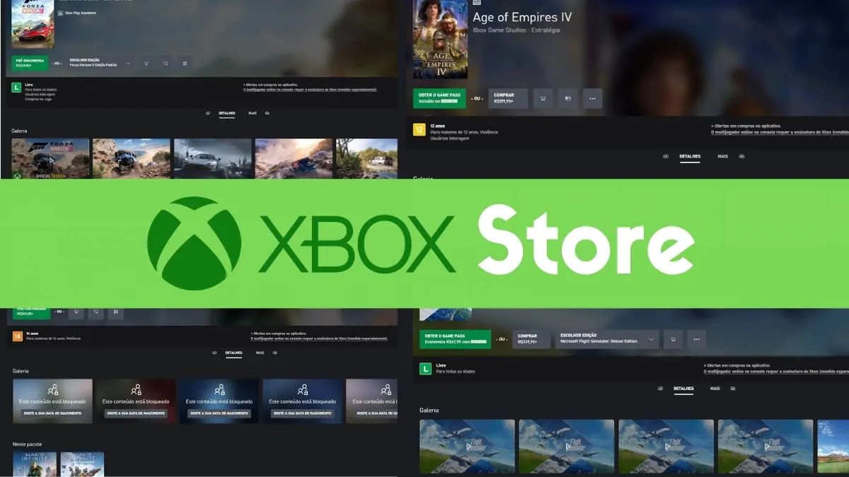Jogos na Microsoft Store agora são vinculados ao Xbox Store