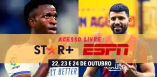 Assista Barcelona e Real Madrid grátis no Star+, de graça