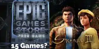 Epic Games: Lista vazada tem Shenmue 3 entre os 15 jogos gratuitos