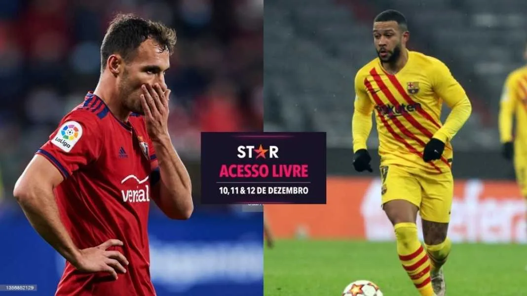 Barcelona entra em campo nesse domingo contra o Osasuna, assista de graça no Star+ assitir online grátis