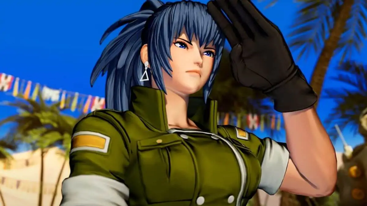 Traje clássico de Leona é confirmado em KOF XV