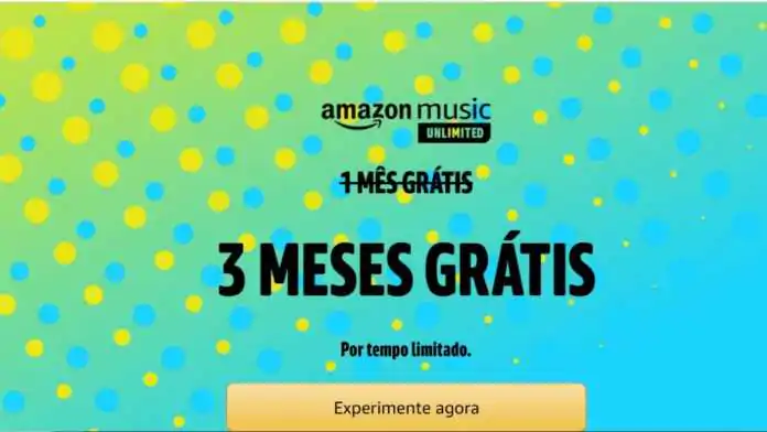 3 Meses Grátis de Amazon Music Unlimited por tempo limitado