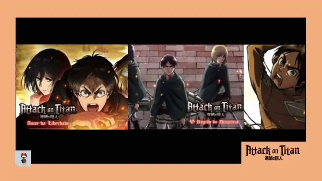 Três filmes de Attack on Titan estão disponíveis no streaming do Hbo Max